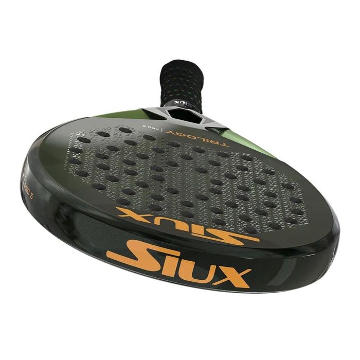 Raquette de Padel Siux Trilogy Pro 5 2025 Noir Vert Carbone EVA 2