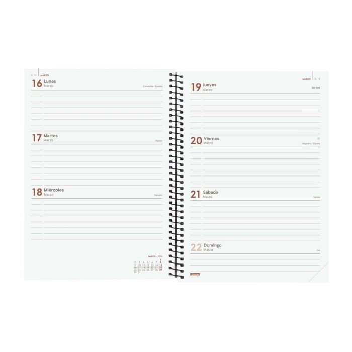 Agenda Finocam OPAQUE Vert A5 15,5 x 21,2 cm 2026 3 Agenda Finocam OPAQUE Vert A5 15,5 x 21,2 cm 2026 3