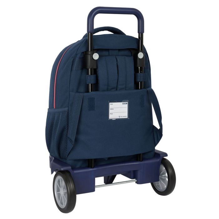 Cartable à roulettes El Ganso Classic Blue marine 33 X 45 X 22 cm 2