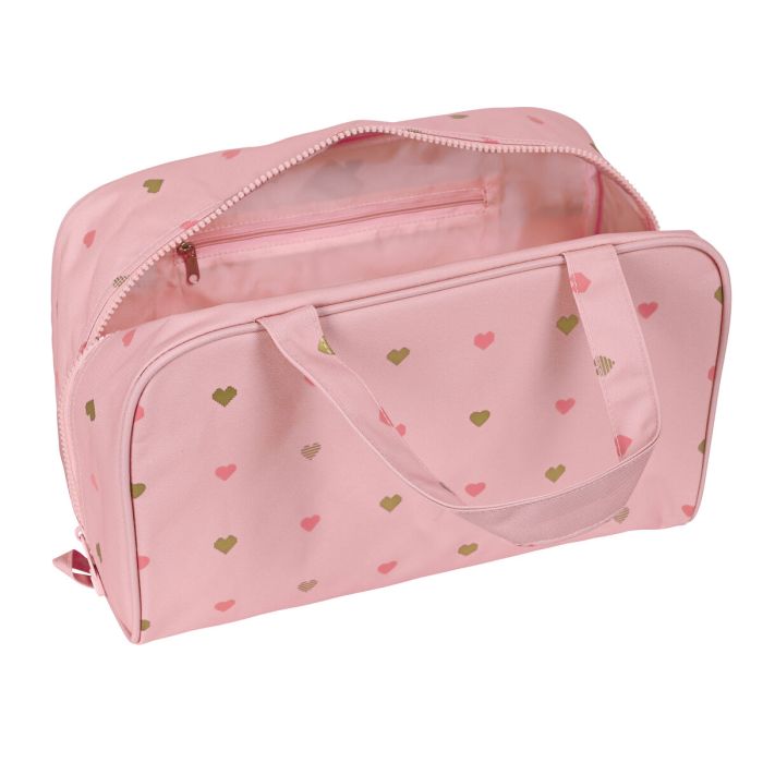 Trousse de Toilette Glow Lab Hearts Rose 31 x 14 x 19 cm 2