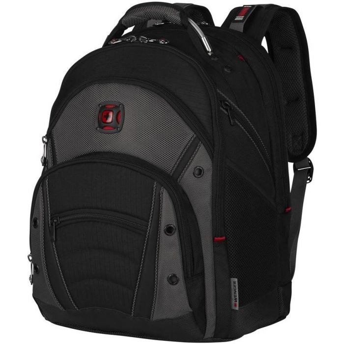 WENGER Synergy Notebook Rucksack fuer 35.8 bis 39.6cm 14.1 bis 15.6Zoll Tablet. Laptop schwarz grau 0 WENGER Synergy Notebook Rucksack fuer 35.8 bis 39.6cm 14.1 bis 15.6Zoll Tablet. Laptop schwarz grau 0