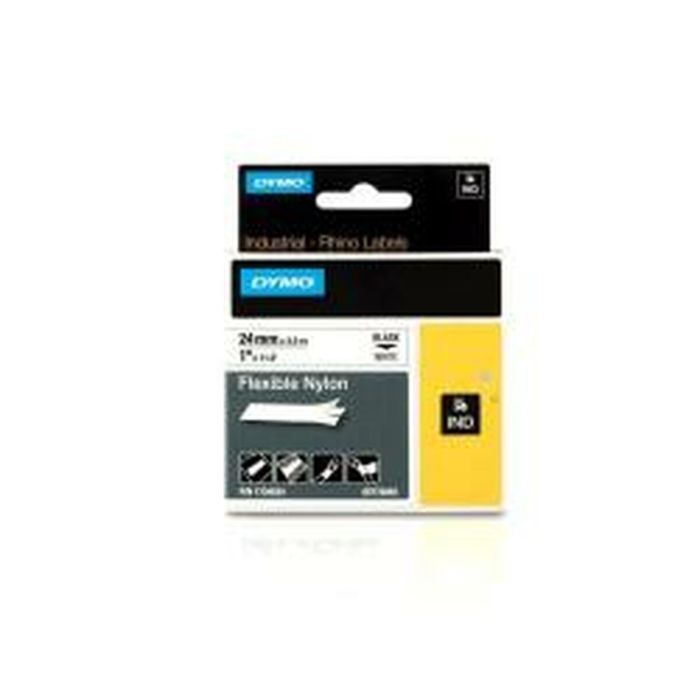 Ruban Laminé pour Etiqueteuses Dymo 1734524 Blanc/Noir Noir/Blanc 1 Ruban Laminé pour Etiqueteuses Dymo 1734524 Blanc/Noir Noir/Blanc 1