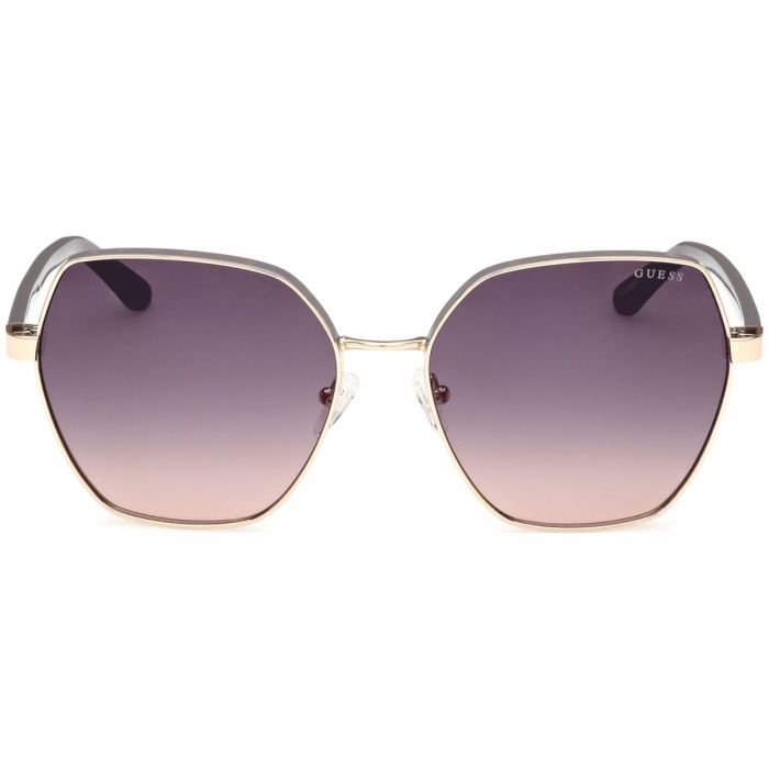 Lunettes de soleil Femme Guess GU00108 Doré ø 60 mm 1 Lunettes de soleil Femme Guess GU00108 Doré ø 60 mm 1