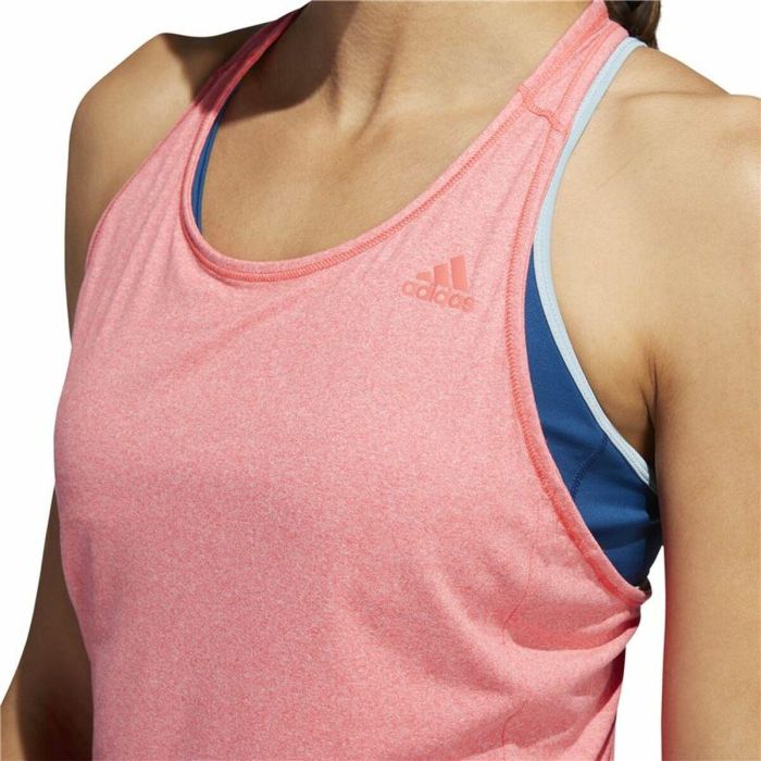 Maillot de Corps sans Manches pour Femme Adidas 3 Stripes Tank Rose 2 Maillot de Corps sans Manches pour Femme Adidas 3 Stripes Tank Rose 2