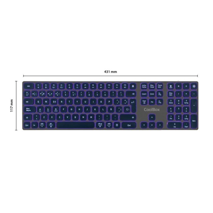 clavier et souris CoolBox COO-TEW02-BKB Noir 7 clavier et souris CoolBox COO-TEW02-BKB Noir 7