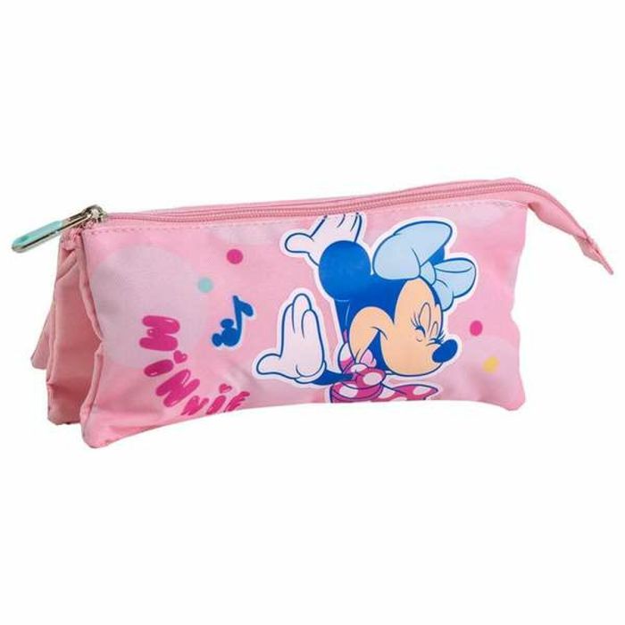 Trousse Fourre-Tout Triple Minnie Mouse Rose 2,2 x 1,1 x 22,5 cm 0 Trousse Fourre-Tout Triple Minnie Mouse Rose 2,2 x 1,1 x 22,5 cm 0