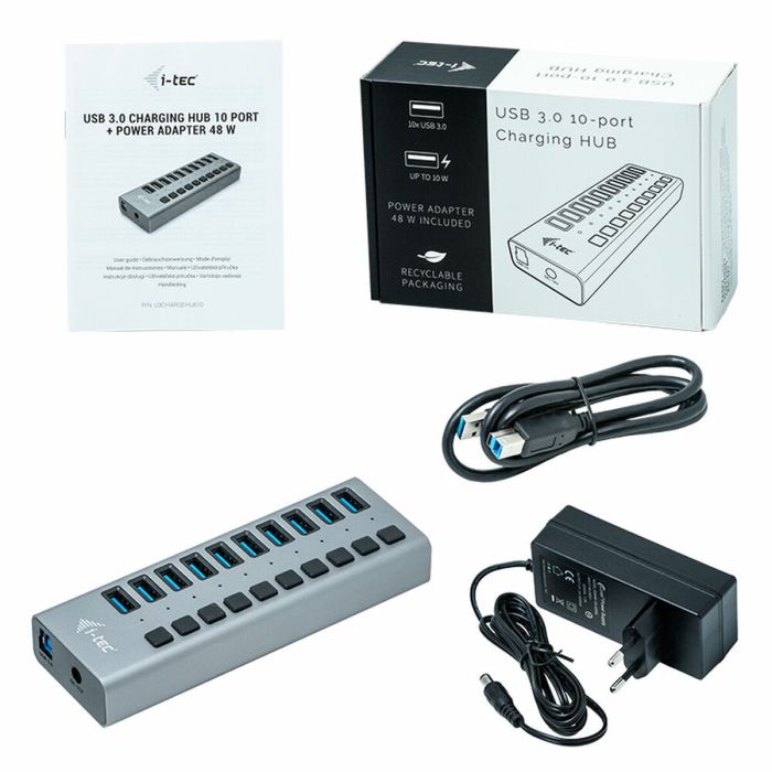 Hub USB i-Tec U3CHARGEHUB10 0 Hub USB i-Tec U3CHARGEHUB10 0