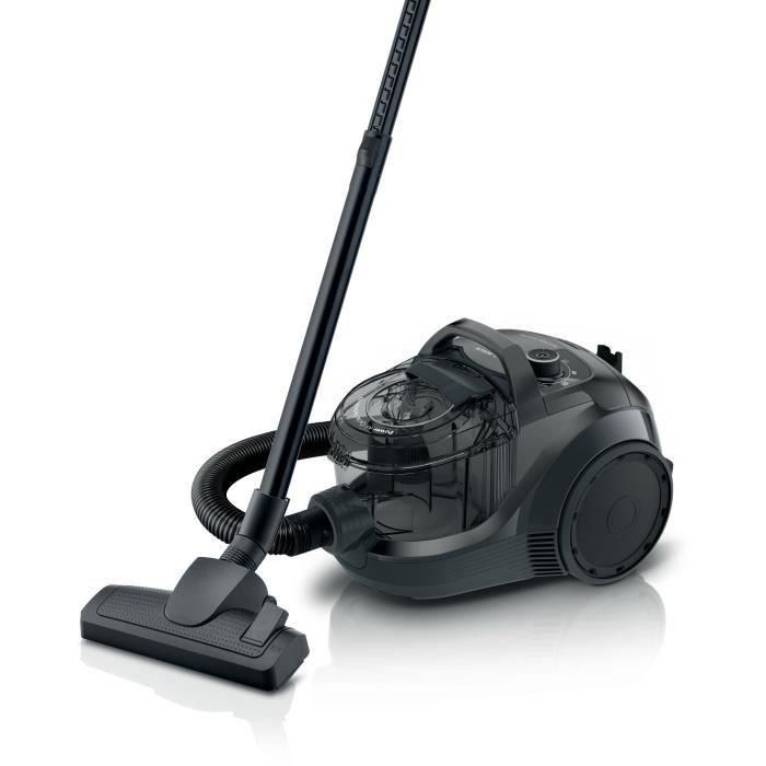 Bosch BGC21X300 Aspirateur traîneau sans sac 550W, capacité 2 litres, niveau sonore 76 dB, noir Bosch BGC21X300 Aspirateur traîneau sans sac 550W, capacité 2 litres, niveau sonore 76 dB, noir