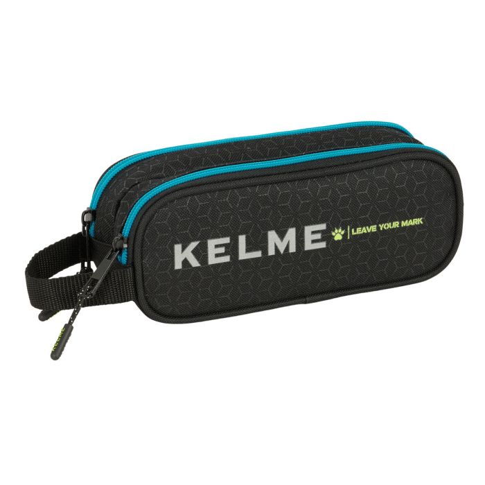 Trousse Fourre-Tout Double Kelme Iron Noir 21 x 8 x 6 cm 0 Trousse Fourre-Tout Double Kelme Iron Noir 21 x 8 x 6 cm 0