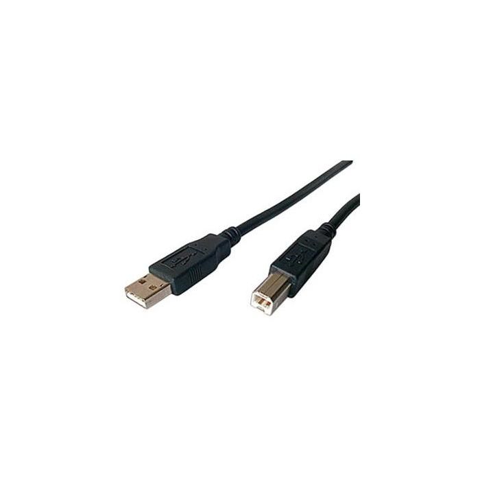 Kabel USB 2.0 A-B 1.0m schwarz
