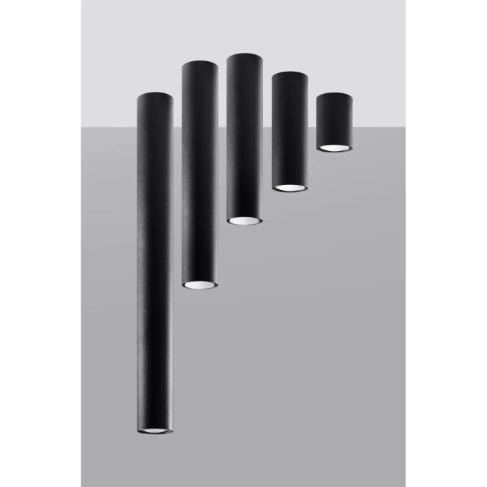 SOL Lampe de Plafond LAGOS 10 SOL-SL.0996 Design Industriel Acier pour Salon Chambre Hall 15