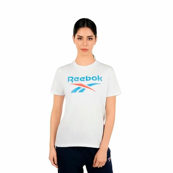 T-shirt à manches courtes femme Reebok Reebok Identity Blanc 0 T-shirt à manches courtes femme Reebok Reebok Identity Blanc 0