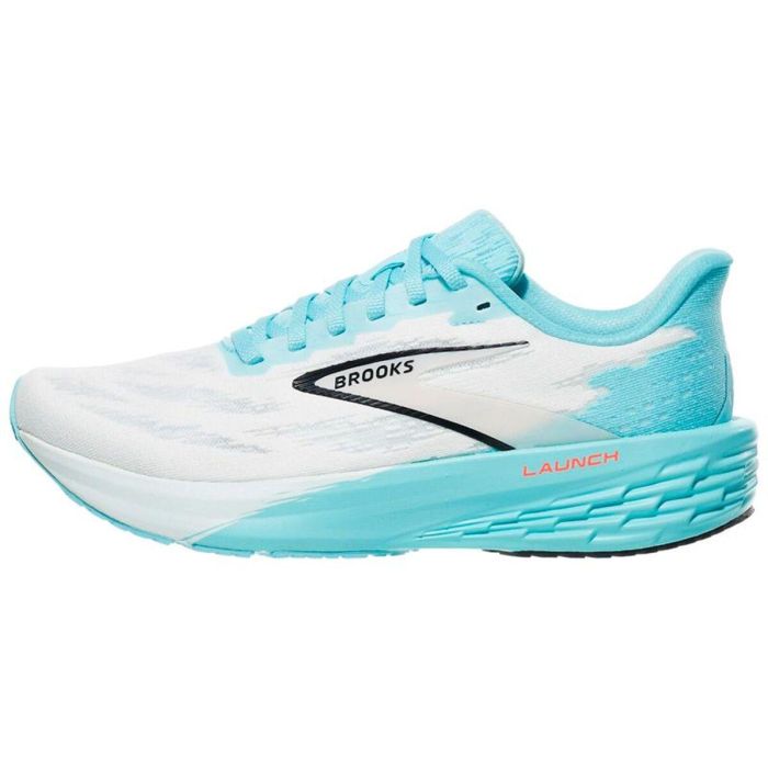 Chaussures de Running pour Adultes Brooks Launch 11 Blanc Bleu clair 39 3 Chaussures de Running pour Adultes Brooks Launch 11 Blanc Bleu clair 39 3