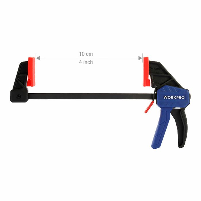 Serre joint une main Workpro 100 mm 1