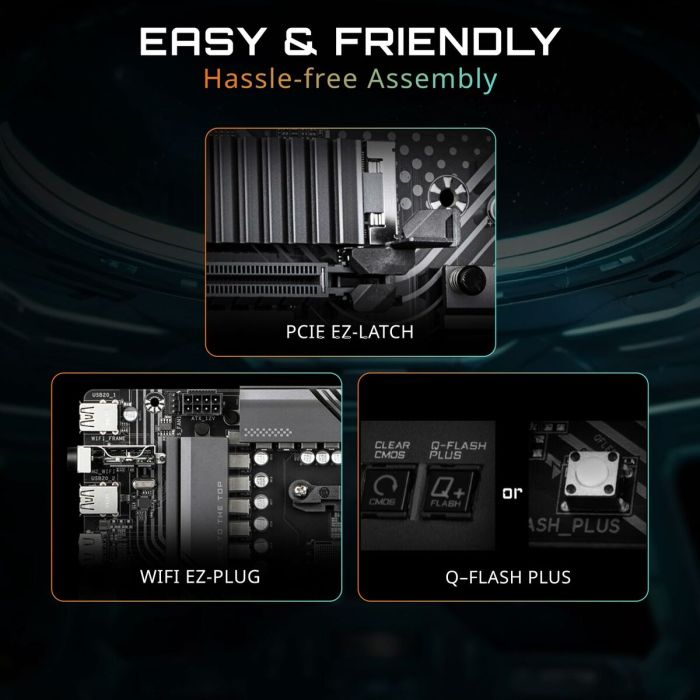 Carte Mère Gigabyte EAGLE AMD B550 AMD AM4 1