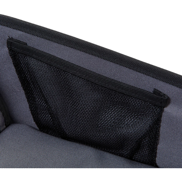 Tineo Plateau de Voyage Portable pour Enfant avec Compartiments et Support - Adapté aux Sièges Auto - Gris