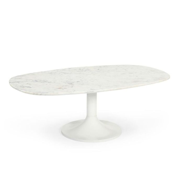 Table Basse Home ESPRIT Blanc Métal Marbre 120 x 70 x 39 cm 0 Table Basse Home ESPRIT Blanc Métal Marbre 120 x 70 x 39 cm 0