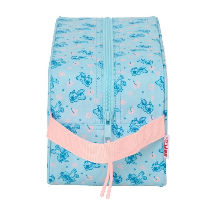 Fourre-tout Lilo & Stitch Ohana Bleu clair Rose clair 29 x 15 x 14 cm 1