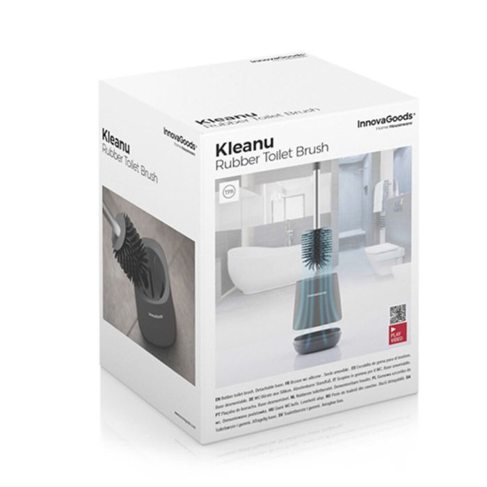 Brosse en Caoutchouc pour les Toilettes Kleanu InnovaGoods (Reconditionné A+) 1