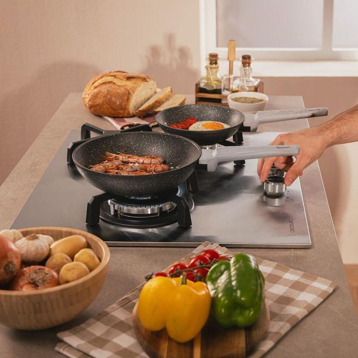 Cecotec Plaque Gaz 3 Feux Bolero Squad G 3400S 6200W Inox Wok Fonte 6 Cecotec Plaque Gaz 3 Feux Bolero Squad G 3400S 6200W Inox Wok Fonte 6