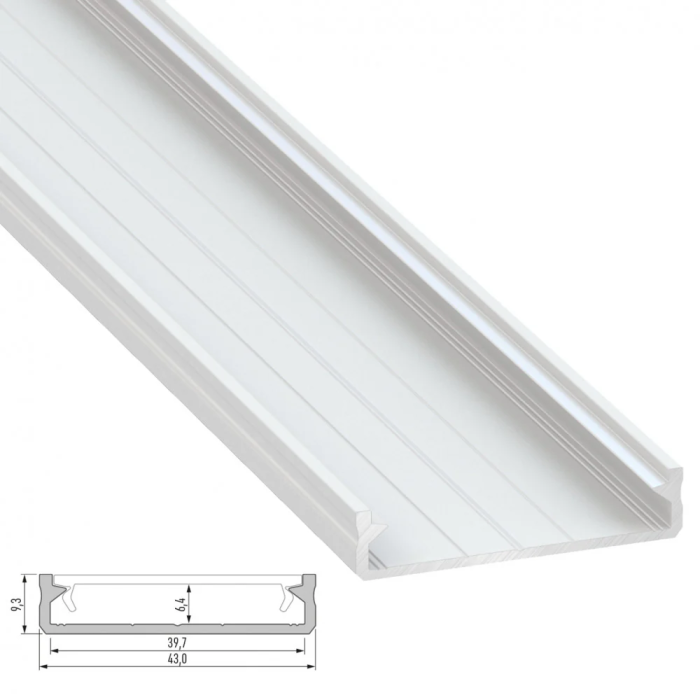 Profilé Aluminium SOLIS 2,02M 1