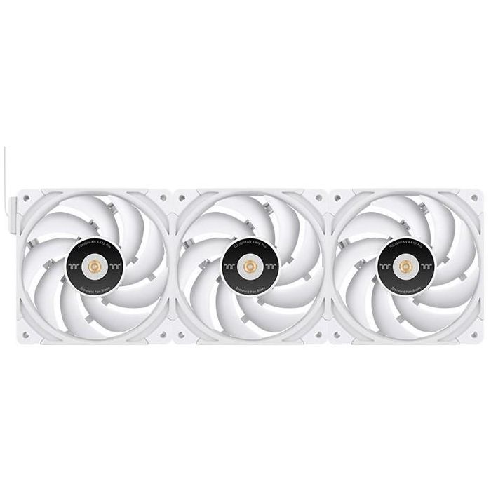 120mm Thermaltake TOUGHFAN EX12 Pro PC Cooling Fan White - Swappable Edition 3 Pack 2 120mm Thermaltake TOUGHFAN EX12 Pro PC Cooling Fan White - Swappable Edition 3 Pack 2