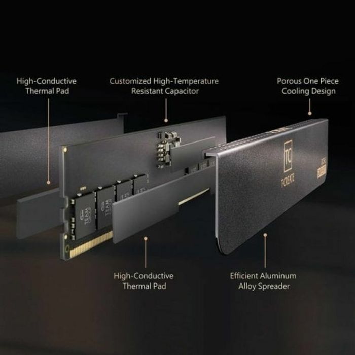 Mémoire RAM Team Group CTCED532G6000HC30DC01 32 GB DDR5 SDRAM DDR5 6000 MHz 13