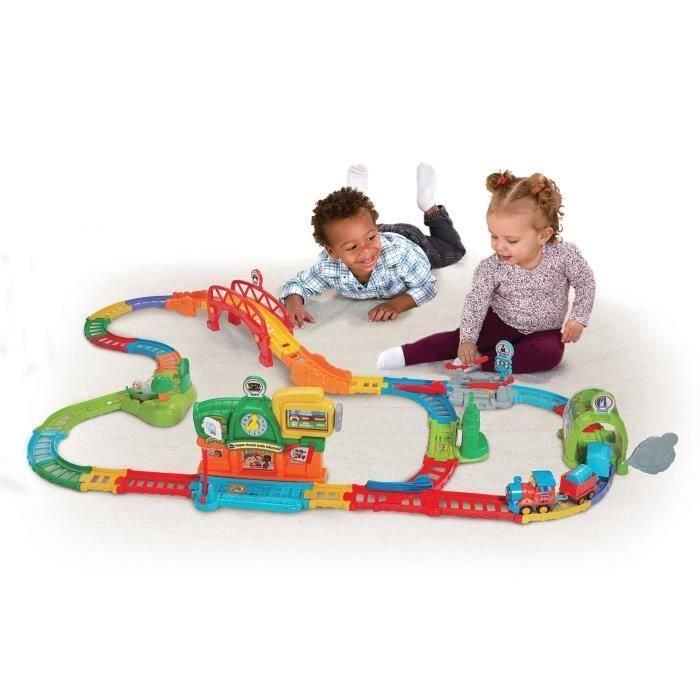 VTECH - TUT TUT BOLIDES - SUPER CIRCUIT TRAIN ÉDUCATIF (ADAM, TRAIN MARCHAND) - Multicolore 3