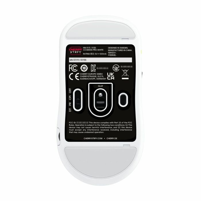 CHERRY XTRFY M68 Pro Wireless. WHITE Wireless Maus 6