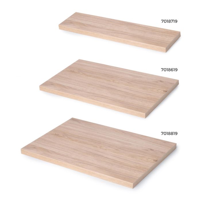 Emuca Plateaux de table, 900x500, Finition chêne, Bois 7