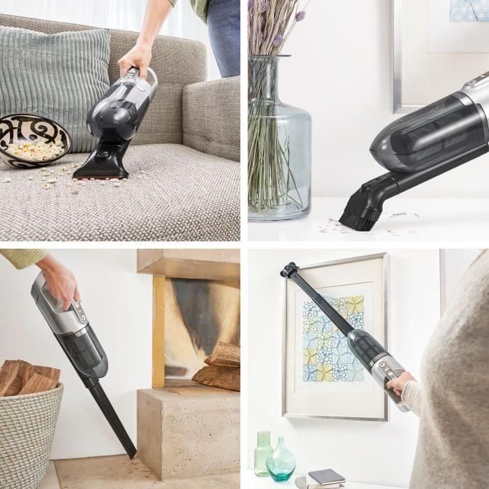 BOSCH BBH3ALL23 Aspirateur balai sans fil 2en1 et multifonction Flexxo - 2 vitesses - 23V - 50 mn d'autonomie - Champagne métallisé 3