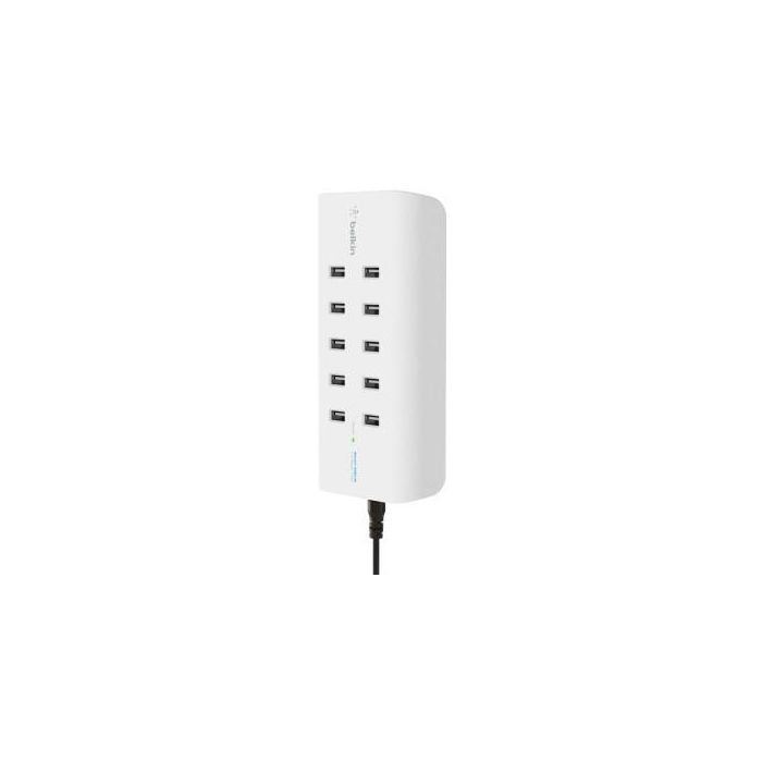 Belkin 10-Port USB-Ladestation,120W, 2,4A pro Port, Weiß 3