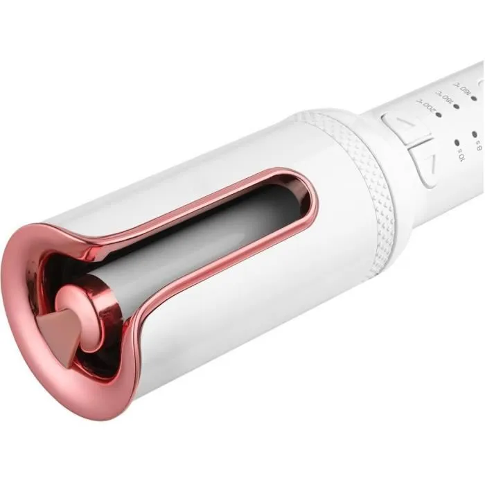Sencor SHS 0930RS - Fer à friser sans fil rechargeable avec 3 températures et minuterie - 18 styles de boucles - Batterie 4800 mAh, 40 min d'autonomie