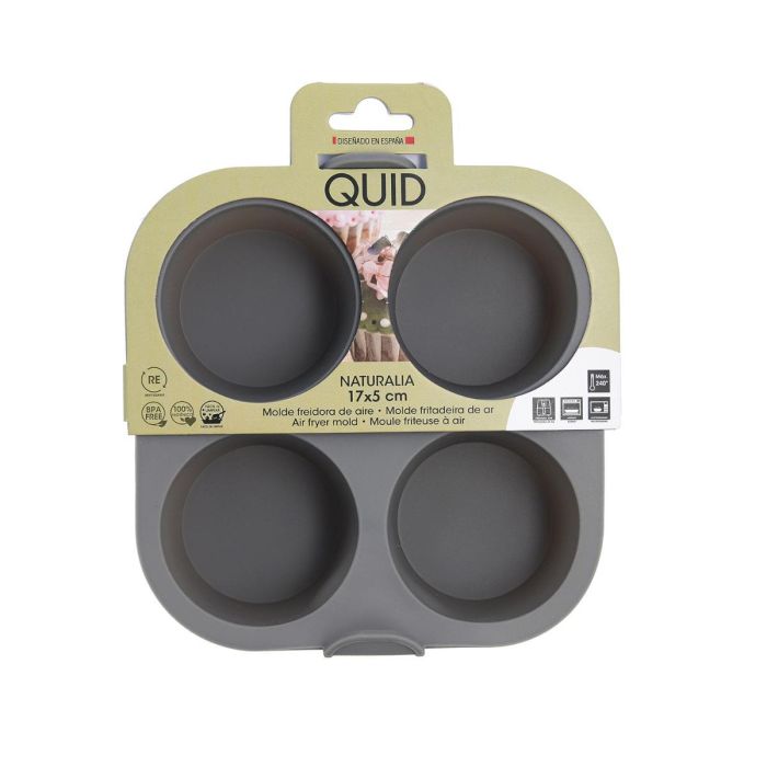 Molde Silicona 4 Muffin Naturalia Quid 18x16x6 cm 4