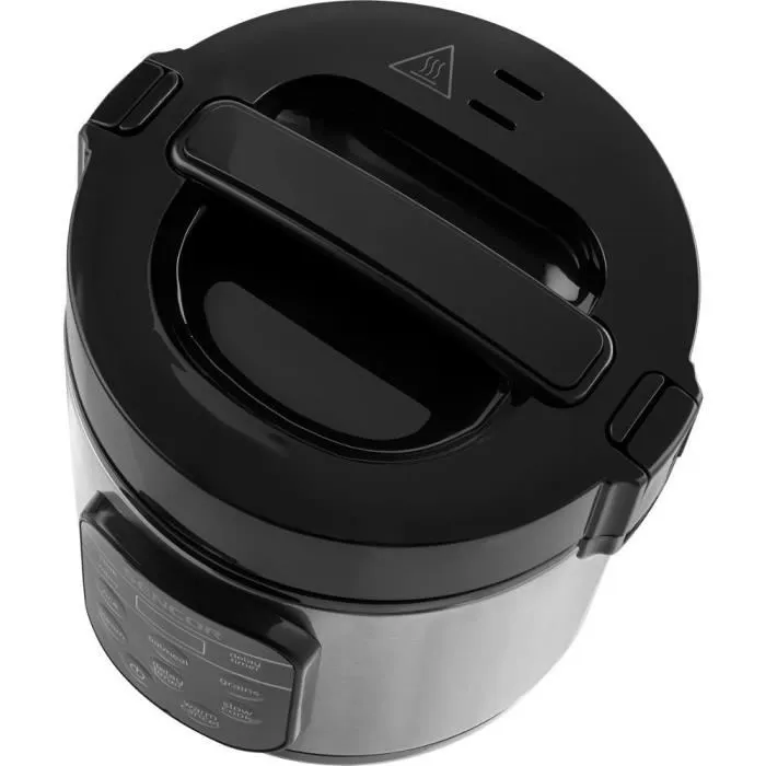Sencor SRM 0650SS - Cuiseur à riz 0,6 litre avec 5 modes (riz, vapeur, mijotage), maintien au chaud 12h et cuve inox - Cuisson automatique