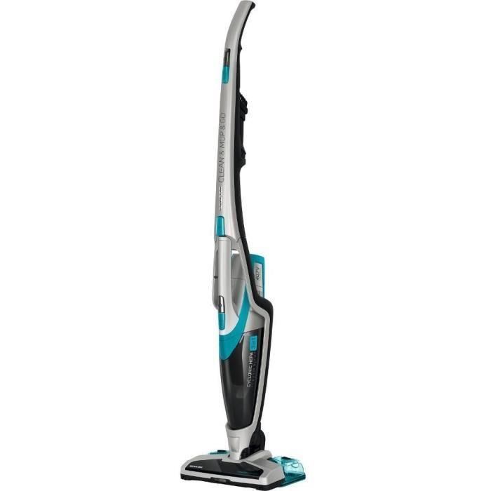 Sencor SVC 0740BL-EUE3 Aspirateur Balai 3 en 1 Sans Fil - Léger, Silencieux, 85 min Autonomie, Aspiration + Nettoyage Humide, Filtration HEPA, Brosse Rotative