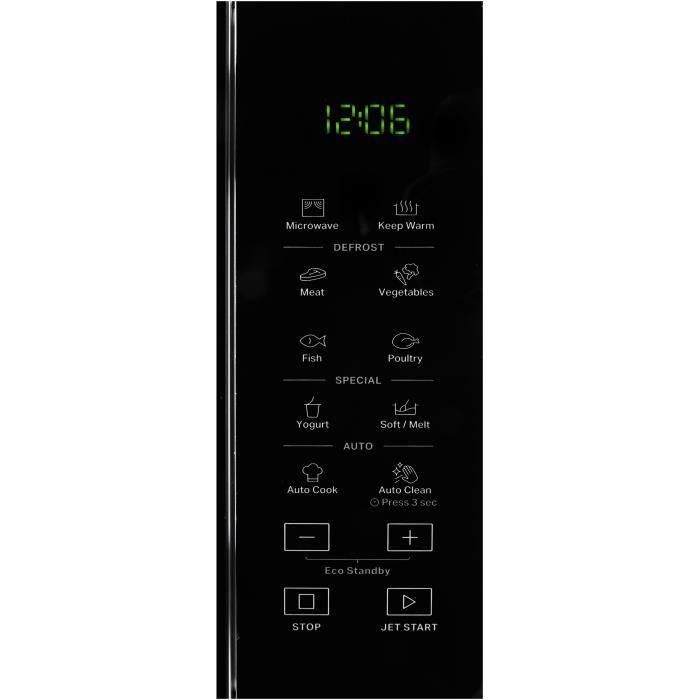 Micro-ondes - WHIRLPOOL - MWP251SB - Silver Black - 900 W - 48,3 x 41,4 x 28,1 cm - 25 L 1