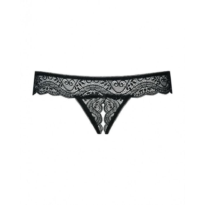 Tanga Obsessive Miamor Noir Dentelle L/XL 1