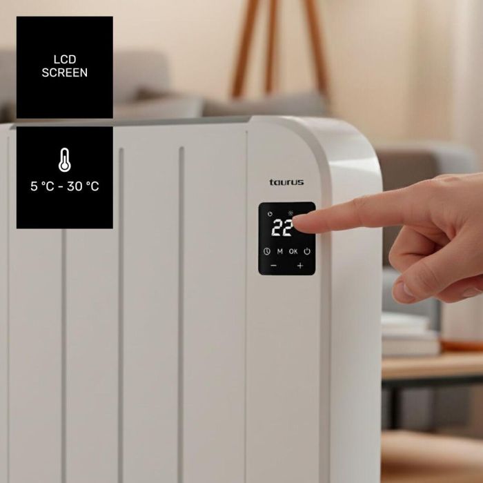 Emetteur Thermique Numérique (4 modules) Taurus NEPAL 1000 Blanc 1