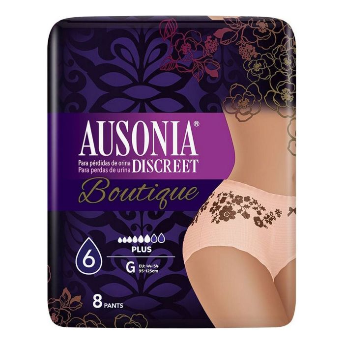 Compresses pour Incontinence Ausonia Discreet Boutique Grand (8 uds) 1