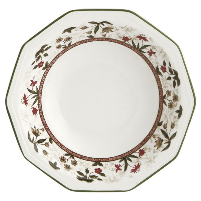 Assiette creuse Queen´s By Churchill Assam Floral Céramique Vaisselle Ø 20,5 cm (6 Unités) 1