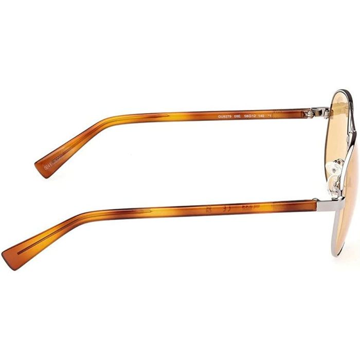 Lunettes de soleil Unisexe Guess GU8279 08E Argenté ø 58 mm 3