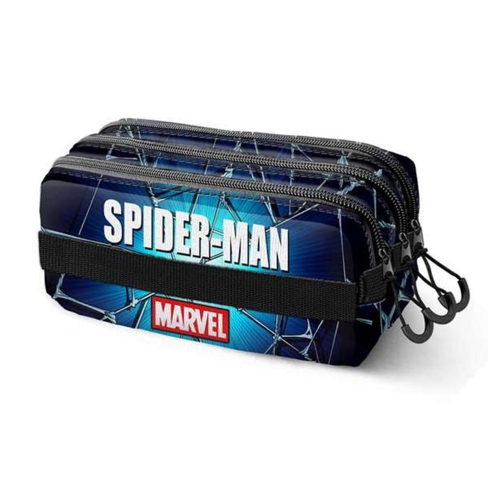 Trousse Fourre-Tout Triple Spider-Man Blue marine 3