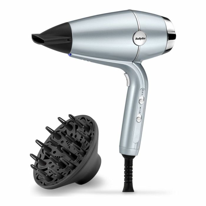 Sèche-cheveux Babyliss D773DE 2100 W Bleu Métallisé 0 Sèche-cheveux Babyliss D773DE 2100 W Bleu Métallisé 0