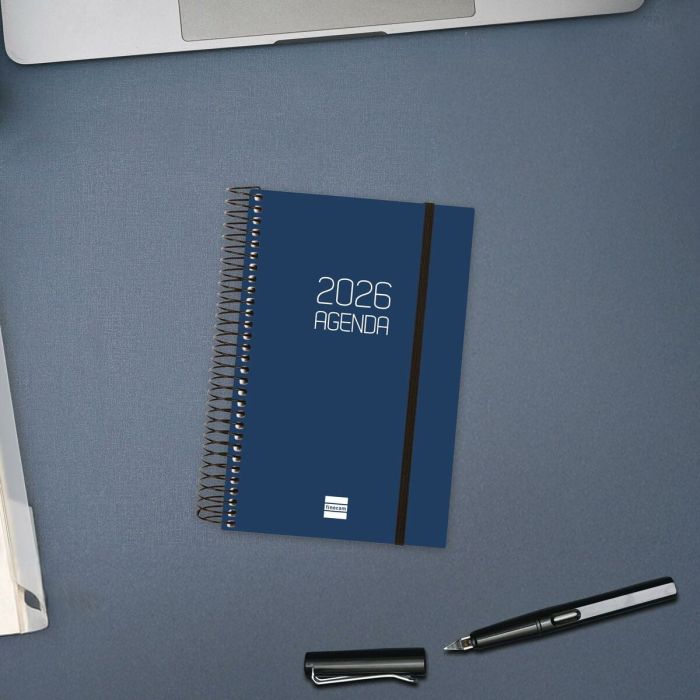 Agenda Finocam OPAQUE Bleu 11,7 x 18,1 cm 2026 5 Agenda Finocam OPAQUE Bleu 11,7 x 18,1 cm 2026 5