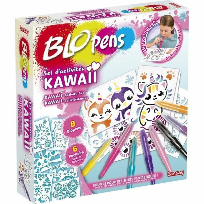 Boîte d’Activités pour coloriage Lansay BLOPENS KAWAII Multicouleur 7 Boîte d’Activités pour coloriage Lansay BLOPENS KAWAII Multicouleur 7