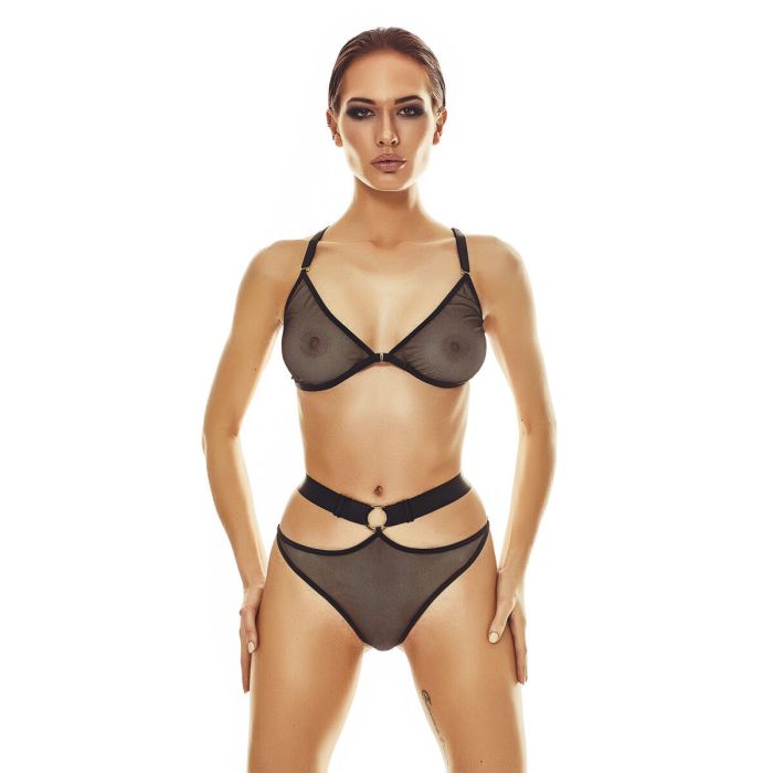 Ensemble de Lingerie Anaïs Noir XXL/XXXL 0 Ensemble de Lingerie Anaïs Noir XXL/XXXL 0