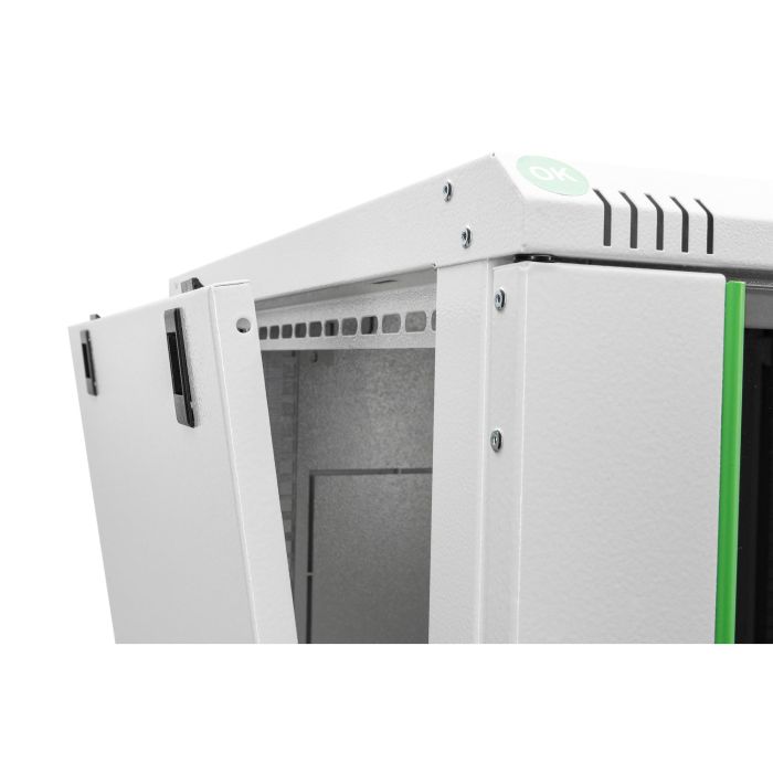 DIGITUS Netzwerkschrank Dynamic 12HE 638,40x600x600mm grau 8 DIGITUS Netzwerkschrank Dynamic 12HE 638,40x600x600mm grau 8