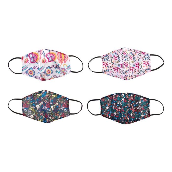 Masque hygiénique DKD Home Decor Multicouleur 4 Unités 0 Masque hygiénique DKD Home Decor Multicouleur 4 Unités 0