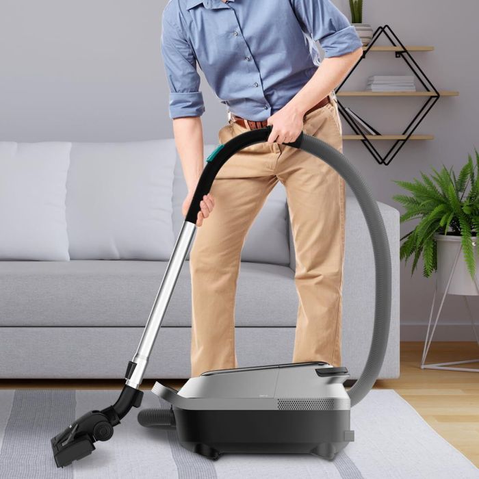 Aspirateur Cecotec Powerbag 5000 ProStyle 800 W Gris 4 Aspirateur Cecotec Powerbag 5000 ProStyle 800 W Gris 4